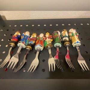 Festive Nutcracker Fork Set